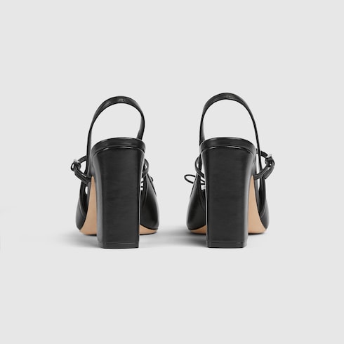 Décolleté slingback donna Gucci con Morsetto