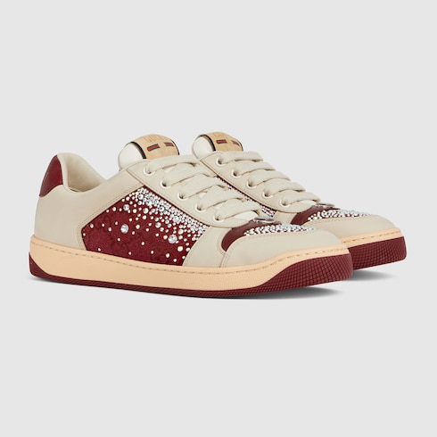Tenis Screener con GG con cristales para mujer