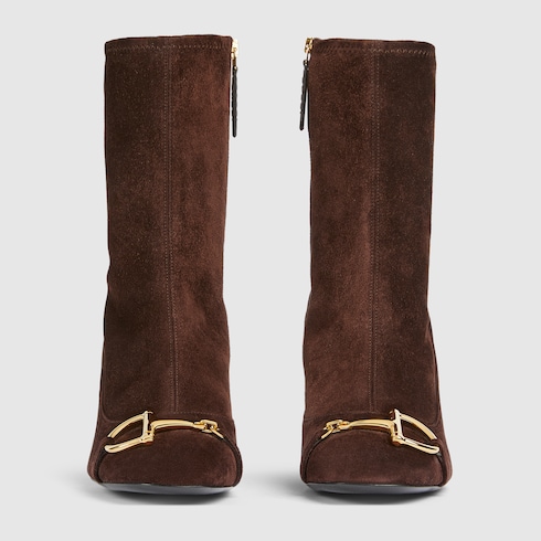 Bota hasta el tobillo con medio Horsebit para mujer