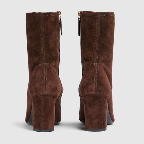 Damenstiefelette mit halbem Horsebit