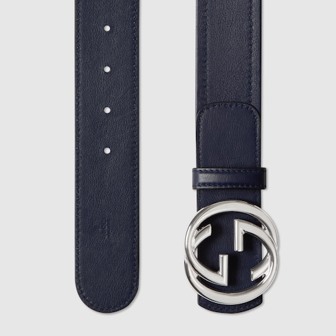 Reversible belt with Interlocking G buckle