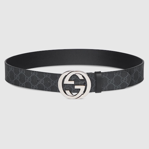 Belt with Interlocking G buckle