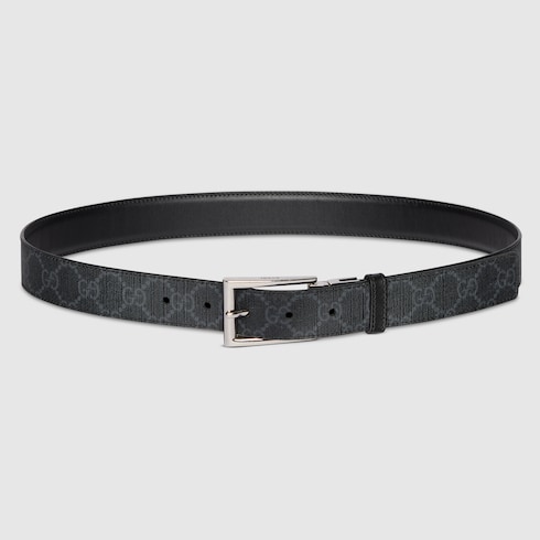 Cinturón reversible con hebilla rectangular