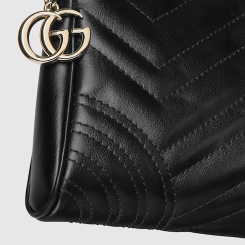 Marmont Bolsa Gucci Negra Original Precio Bolso De Hombro GG