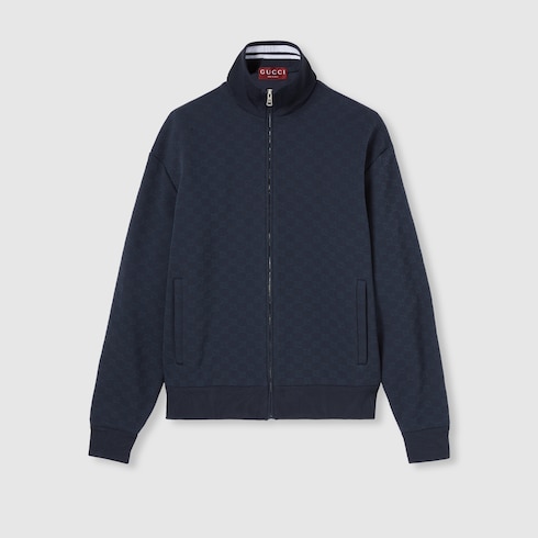 Veste zippée en jersey technique GG