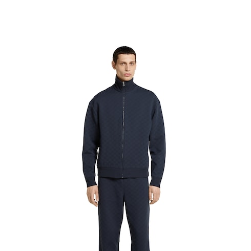 Veste zippée en jersey technique GG