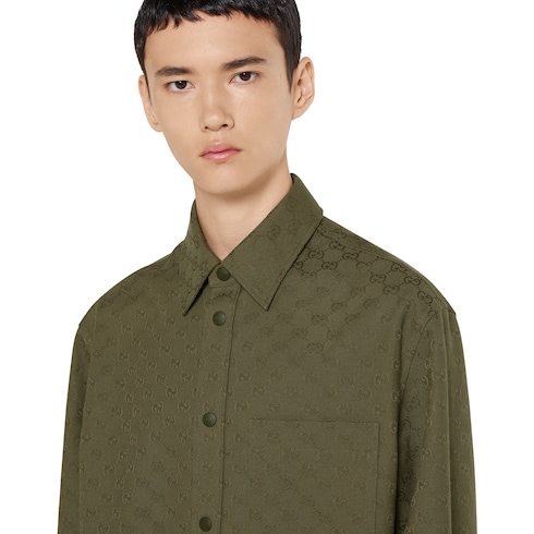 Camicia in tessuto GG