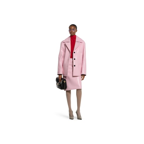 Jacke aus Naplakleder