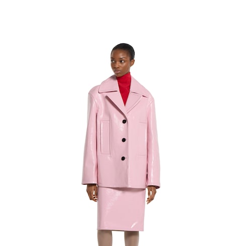 Jacke aus Naplakleder