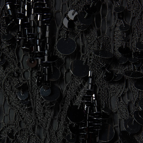 Sequin embroidered lace skirt Detail 6