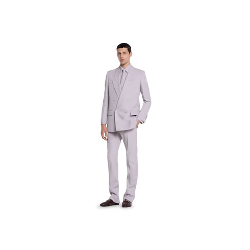 Pantalone in gabardina di lana dry
