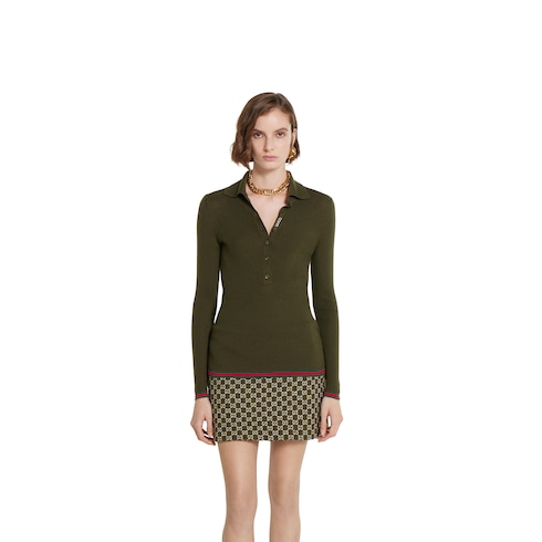 Cashmere silk top with embroidery