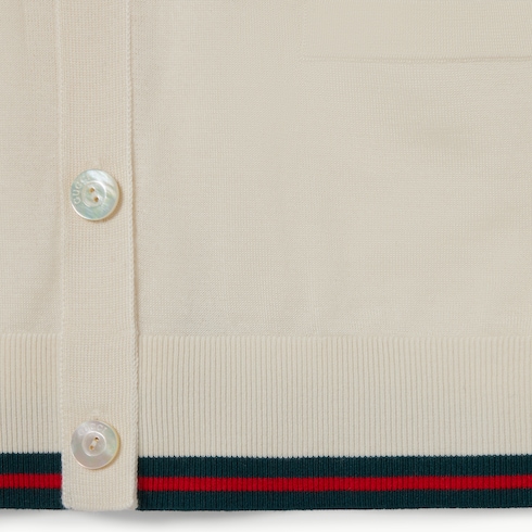 Extra fine cashmere silk cardigan