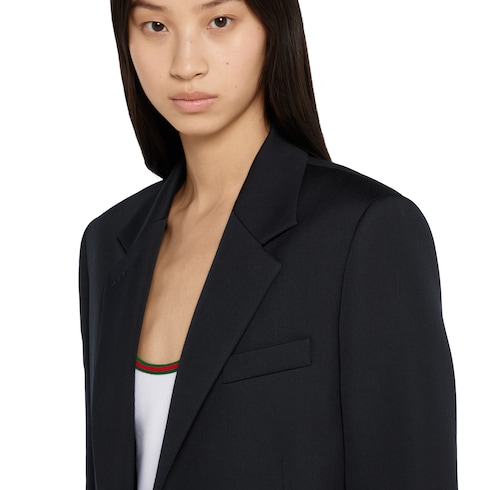 Double wool coat