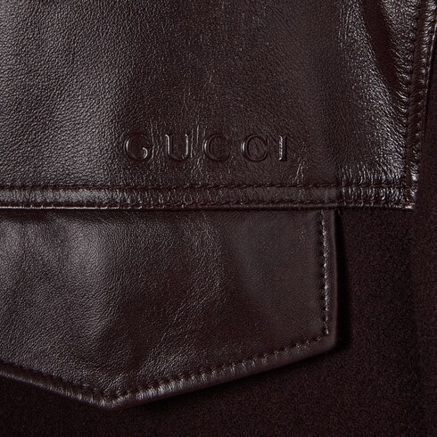 Batavia wool jacket with logo
