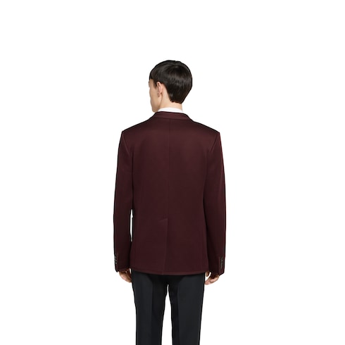 Textured jersey GG jacket