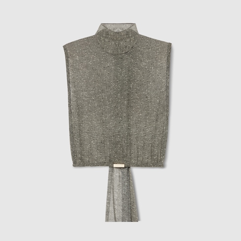 Top de georgette de seda fino 