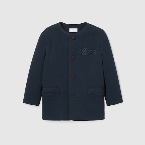GUCCI 花柄ネイビー スプリングコート キッズ Gucci - Looks from the Gucci Kids' Collection. A matching