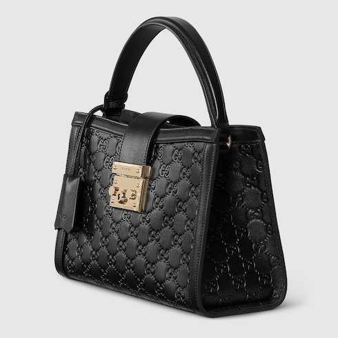 Padlock medium top handle bag