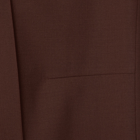 Pantalon en laine stretch avec broderie