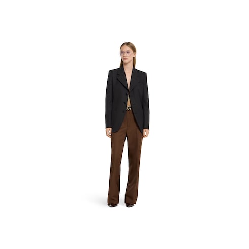 Wool mohair jacket