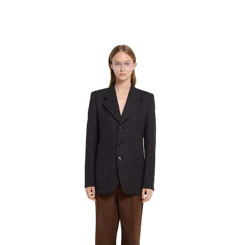 Wool mohair jacket