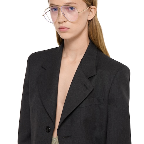Wool mohair jacket