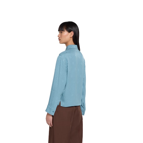 Interlocking GG silk jacquard shirt