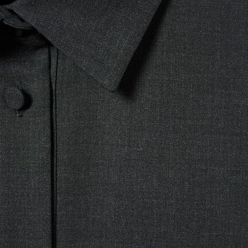 Kleid aus Wolle mit Horsebit
