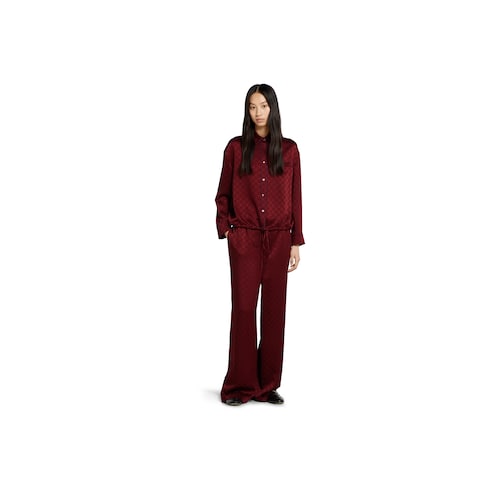 GG satin pants