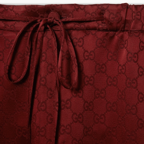 GG satin pants