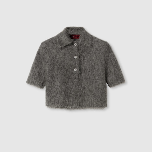 Brushed extra fine mohair top Detail 2