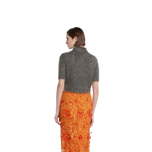 Top de angora extrafina cepillada