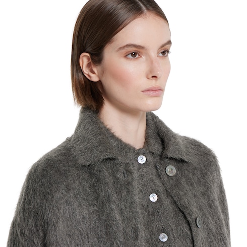 Brushed extra fine mohair cardigan Detail 5
