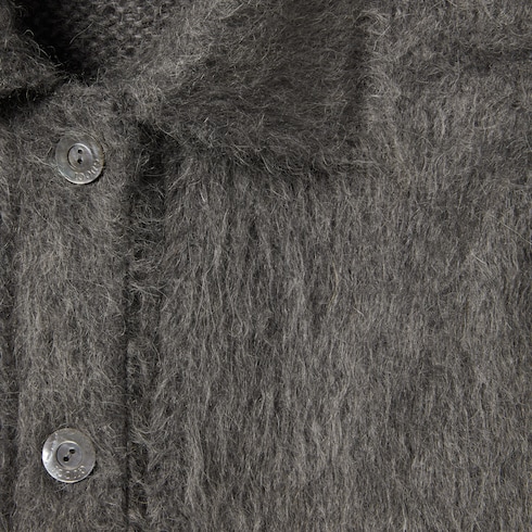 Brushed extra fine mohair cardigan Detail 6