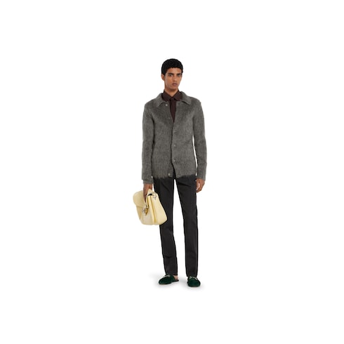 Hemd aus Polyester-Twill mit Horsebit