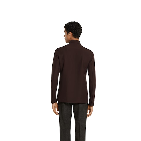 Hemd aus Polyester-Twill mit Horsebit