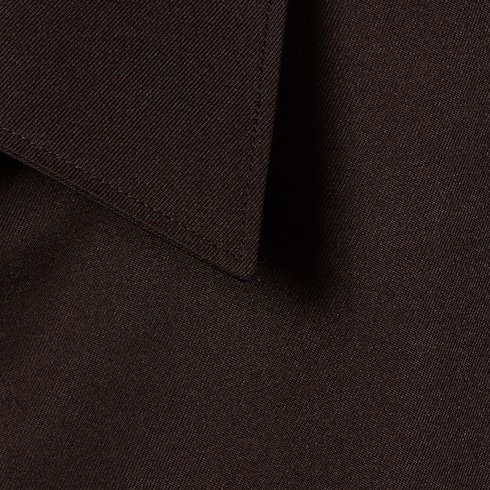 Polyester twill shirt with Horsebit