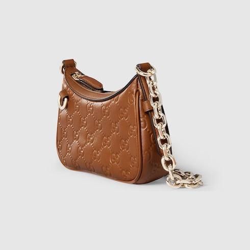 GG Emblem mini shoulder bag