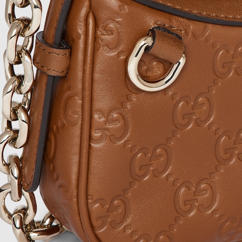 GG Emblem mini shoulder bag