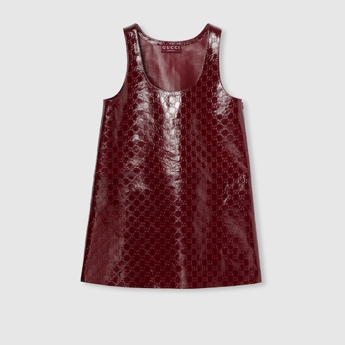 Embossed GG naplak dress