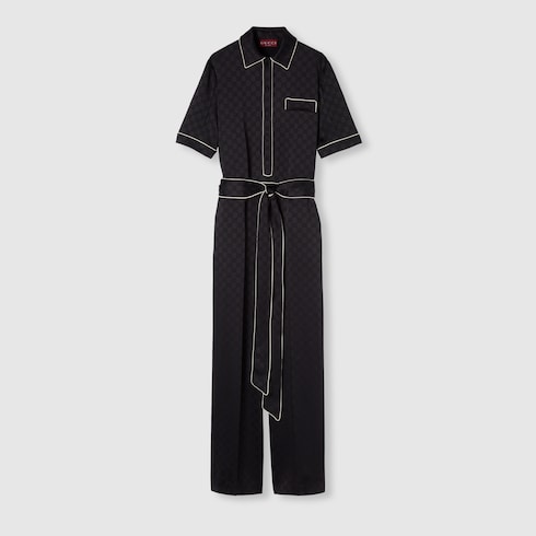 Jumpsuit aus GG Satin