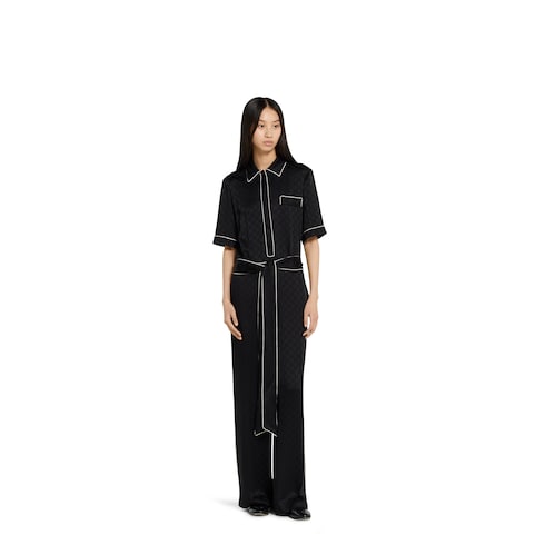 Jumpsuit aus GG Satin