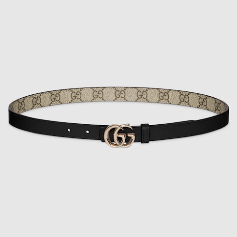 Reversible GG Marmont thin belt