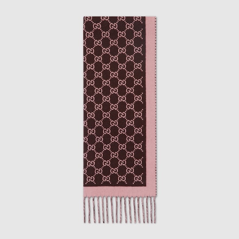 GG wool scarf