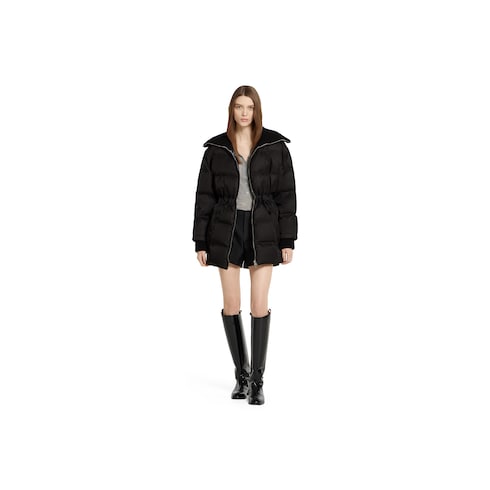 Gabardine fine nylon jacket with logo
