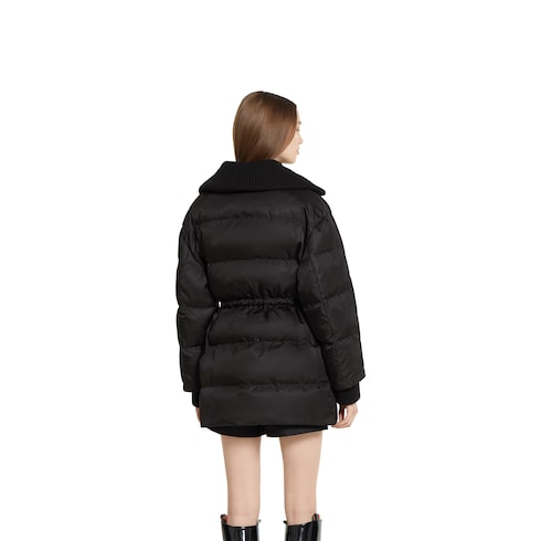 Gabardine fine nylon jacket with logo