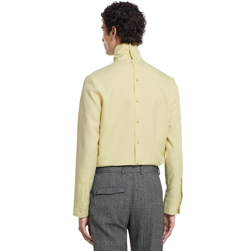Camicia in twill di poliestere