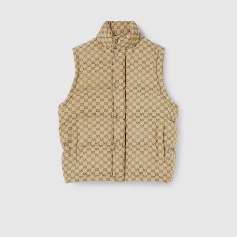GG canvas down jacket