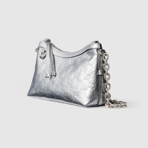 Borsa a spalla GG Emblem misura piccola